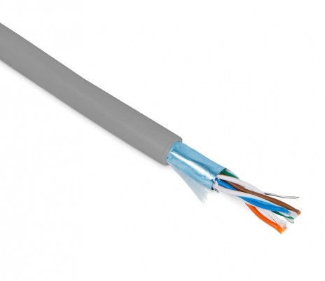 Купить Hyperline FUTP4-C5E-P26-IN-PVC-GY-305 (305 м) Кабель витая пара ...