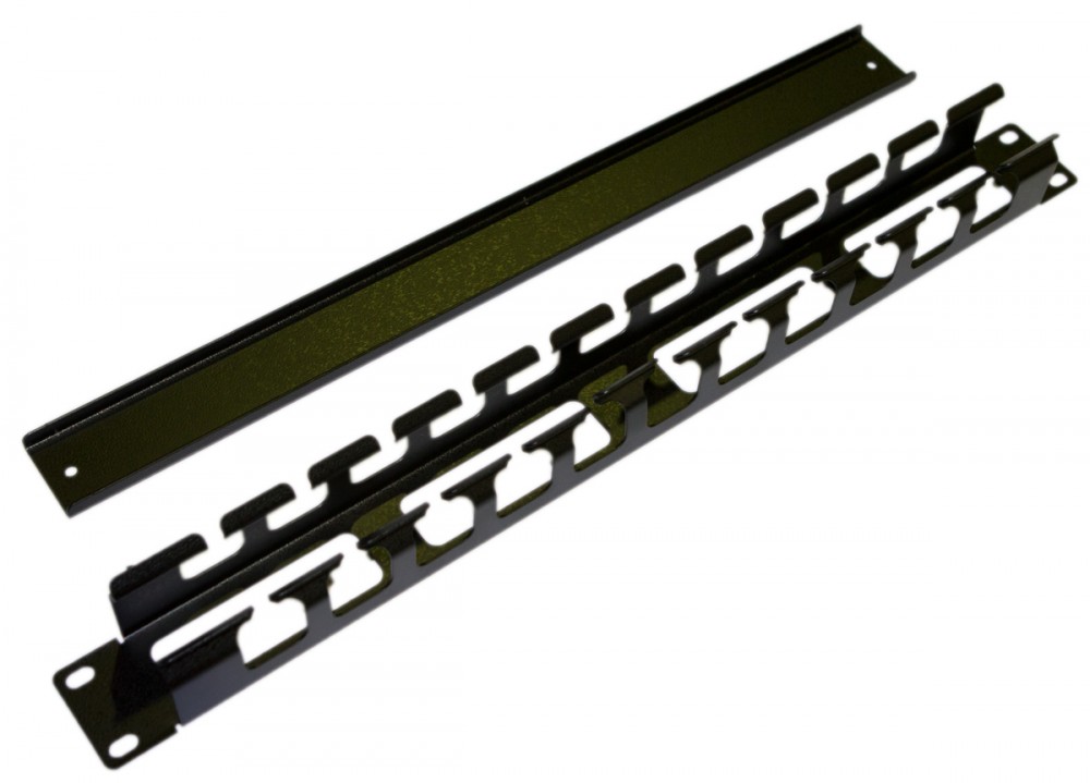 Купить металлический кабельный организатор с крышкой Hyperline CM-1U-ML ...